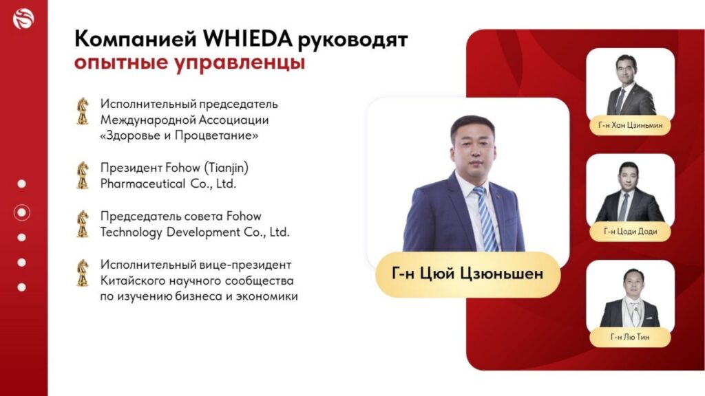 г-н Цюй Цзюньшен Исполнительный председатель Международной Ассоциации "Здоровье и Поцветание"