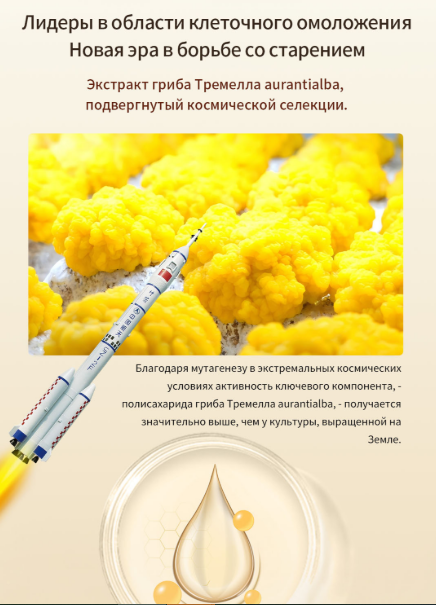 Клеточное омоложение, новая эра в борьбе со старением гриб Тремелла aurantialba